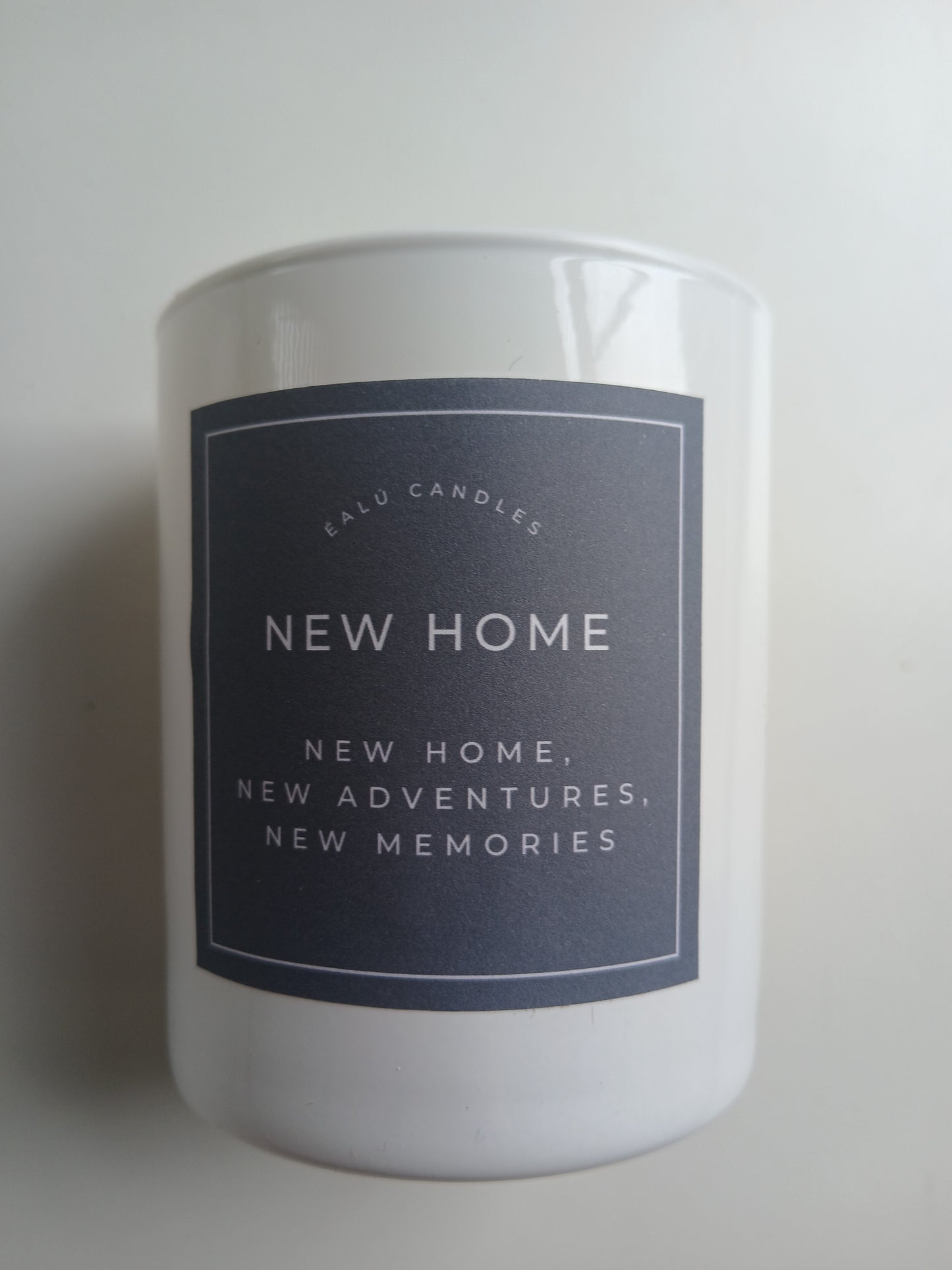 New Home, New Adventures, New memories Candle.
