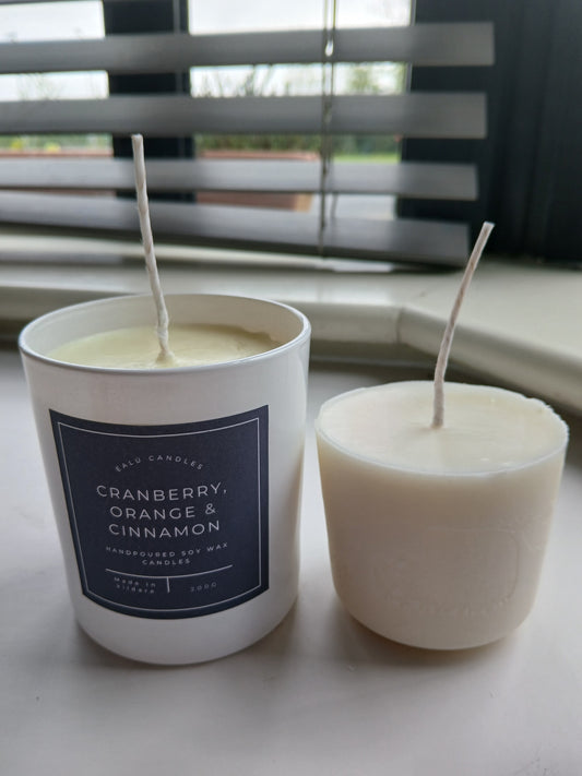 Candle and 1 refill bundle
